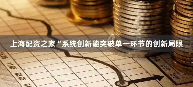 上海配资之家“系统创新能突破单一环节的创新局限